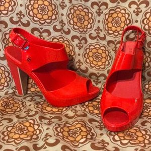 Melissa Jelly platform heels